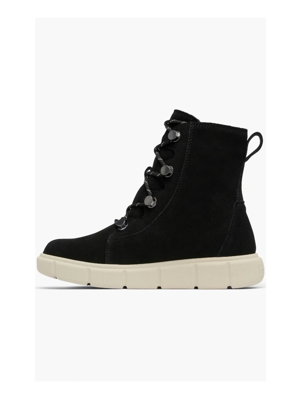 Sorel Explorer 3 Joan Waterproof Winter Boot Black & Chalk Women’s Size 7.5